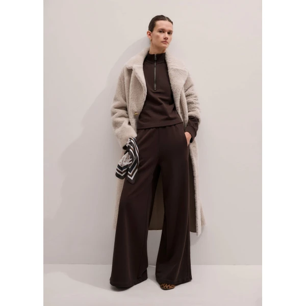 Me and Em Wide-Leg Track Pant
Cotton Loopback, view 4