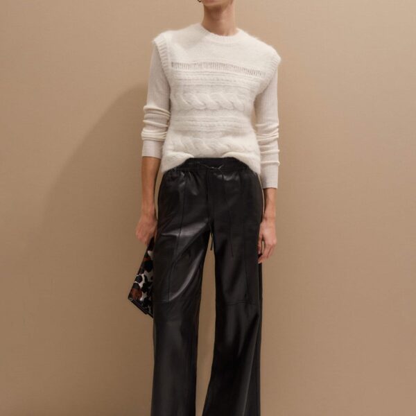Soft Leather – luxury British Black in Me and Em exclusively at Coveti
