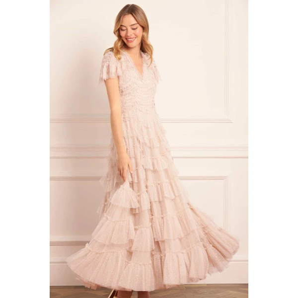 Needle and Thread cocktail dress - sequin embellished | Shop luxury evening wear at Coveti