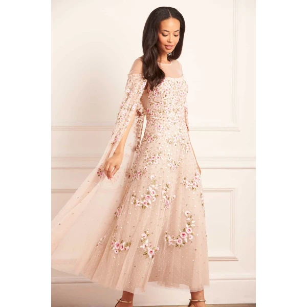 Needle and Thread cocktail dress - sequin embellished | Shop luxury evening wear at Coveti