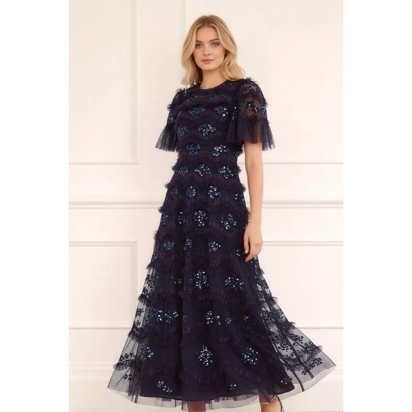 Needle and Thread cocktail dress - sequin embellished | Shop luxury evening wear at Coveti