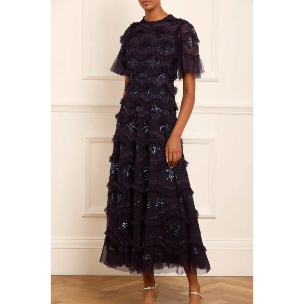 Needle and Thread cocktail dress - sequin embellished | Shop luxury evening wear at Coveti