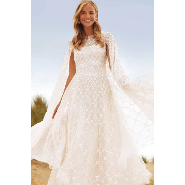 Needle and Thread cocktail dress - sequin embellished | Shop luxury evening wear at Coveti