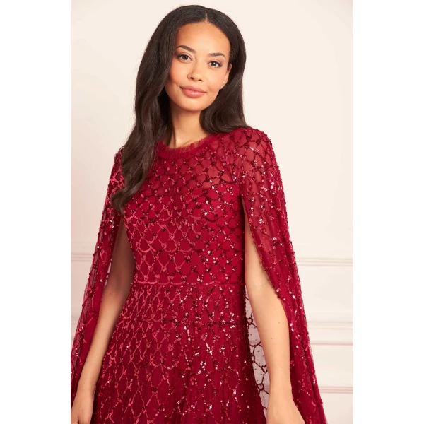 Needle and Thread cocktail dress - sequin embellished | Shop luxury evening wear at Coveti