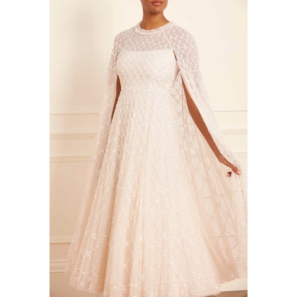 Needle and Thread cocktail dress - sequin embellished | Shop luxury evening wear at Coveti