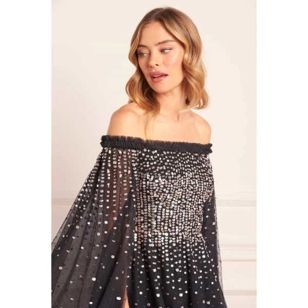 Needle and Thread cocktail dress - sequin embellished | Shop luxury evening wear at Coveti