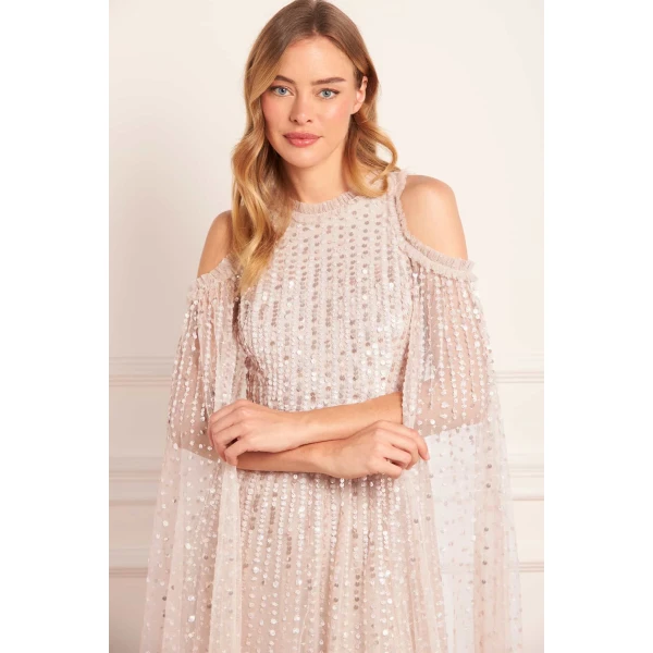 Needle and Thread cocktail dress - sequin embellished | Shop luxury evening wear at Coveti