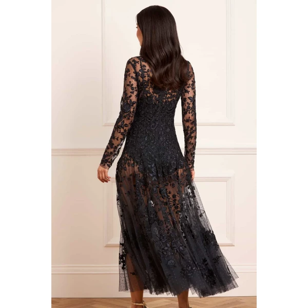 Needle and Thread cocktail dress - sequin embellished | Shop luxury evening wear at Coveti
