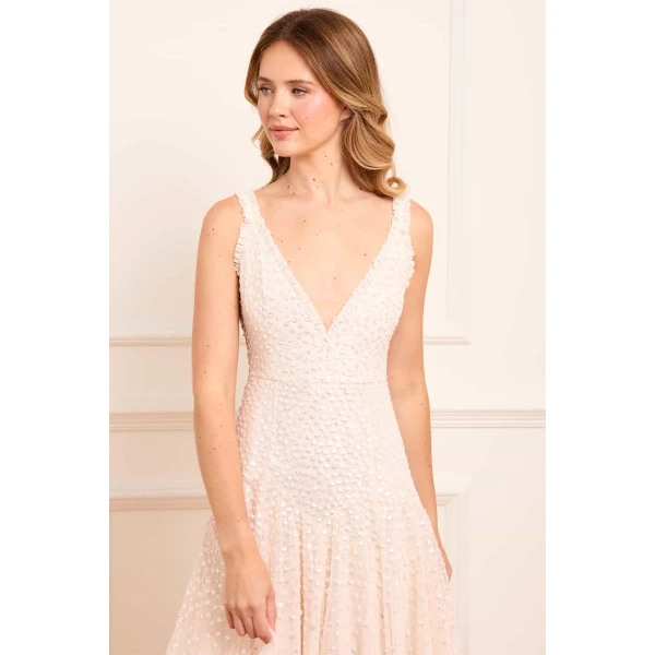 Needle and Thread cocktail dress - sequin embellished | Shop luxury evening wear at Coveti