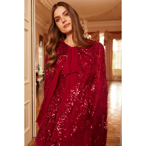 Needle and Thread cocktail dress - sequin embellished | Shop luxury evening wear at Coveti