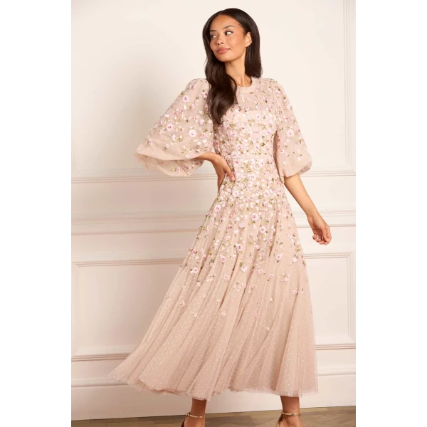 Needle and Thread cocktail dress - sequin embellished | Shop luxury evening wear at Coveti