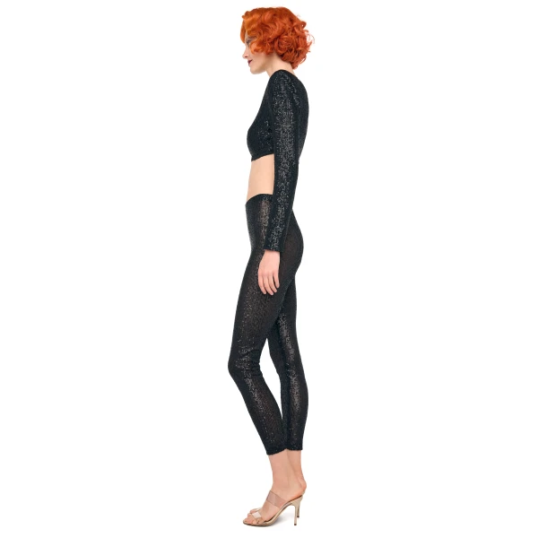 Norma Kamali Cropped Legging W/O Waistband, view 2