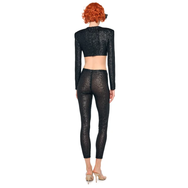 Norma Kamali Cropped Legging W/O Waistband, view 3