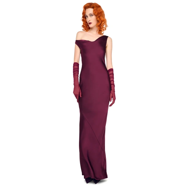 Norma Kamali Drop Shoulder Maria Gown