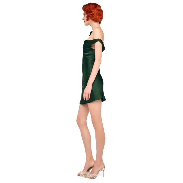 Norma Kamali Drop Shoulder Maria Mini Dress, view 2