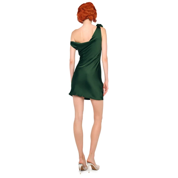 Norma Kamali Drop Shoulder Maria Mini Dress, view 3