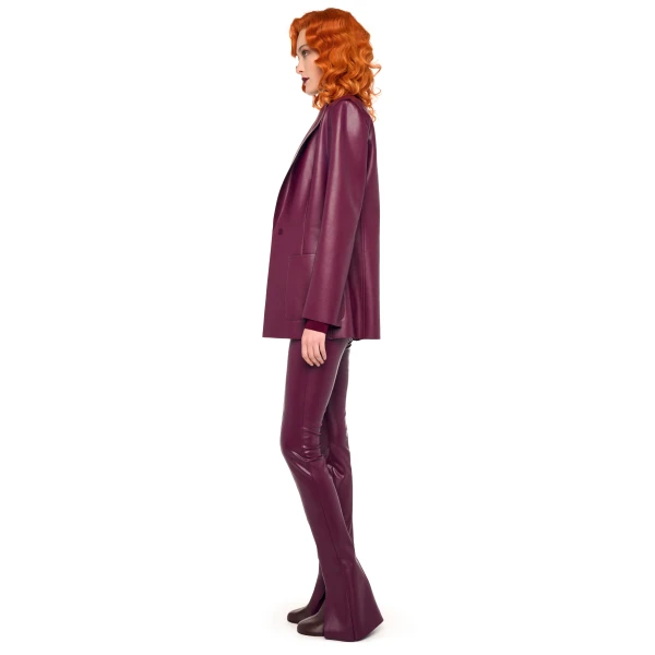Norma Kamali Easy Fit Single Breasted Jacket W/ Patch Pocket, view 2