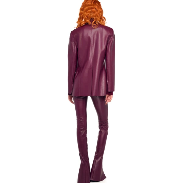 Norma Kamali Easy Fit Single Breasted Jacket W/ Patch Pocket, view 3
