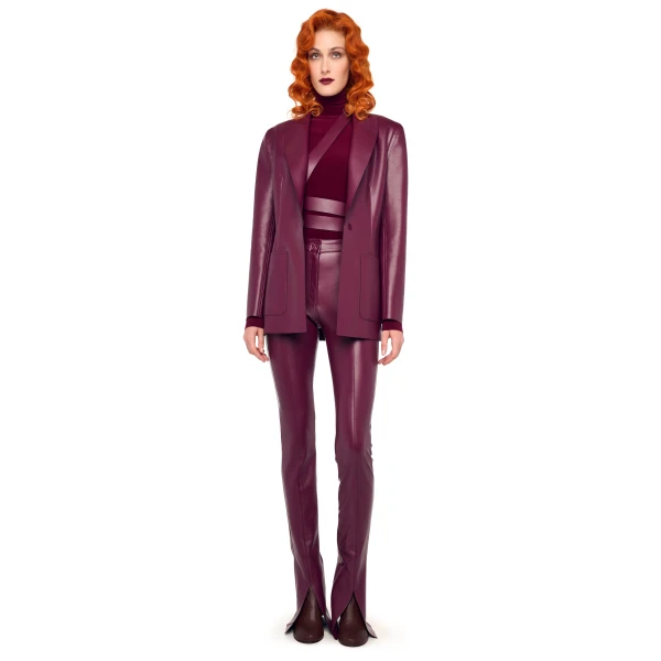 Norma Kamali Easy Fit Single Breasted Jacket W/ Patch Pocket