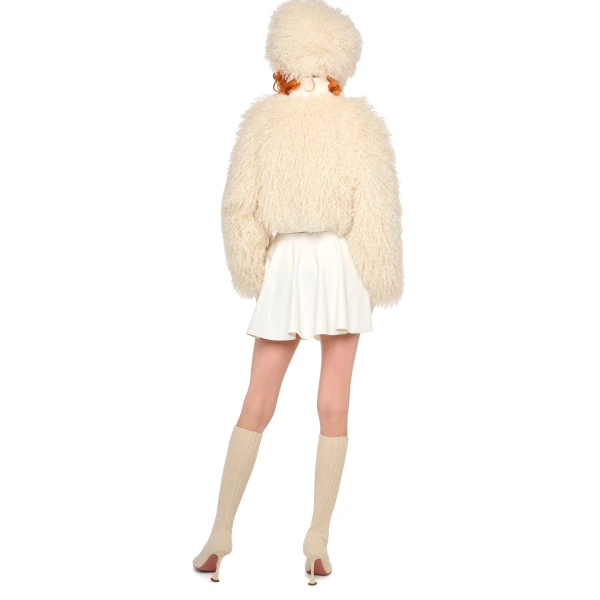 Norma Kamali Flared Mini Skirt, view 3