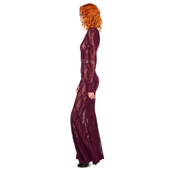Norma Kamali Long Sleeve Turtle Fishtail Gown, view 2