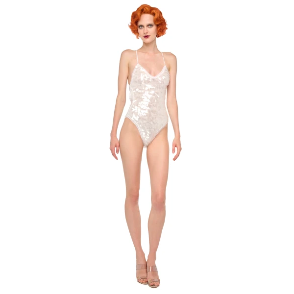 Norma Kamali Low Back Fara Slip Mio Top