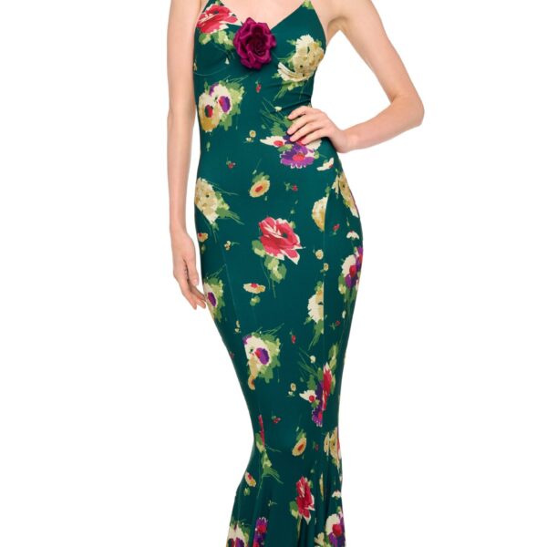 Low Back Slip Fishtail Gown