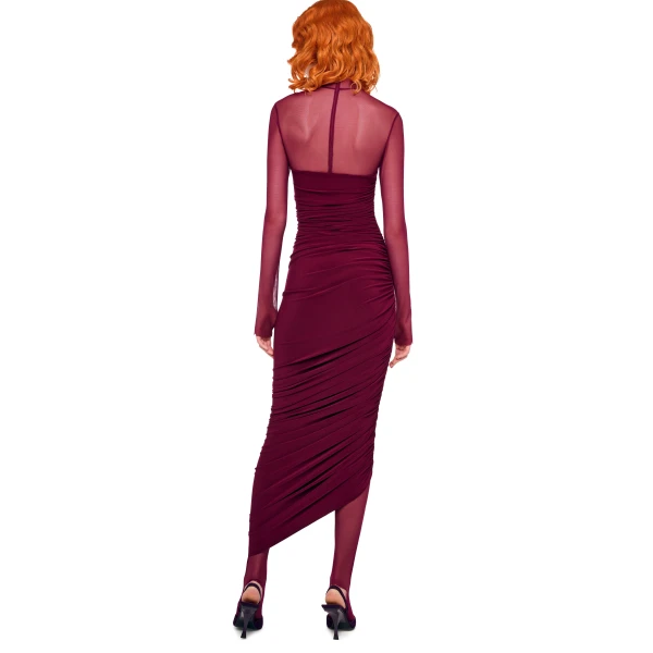 Norma Kamali Ls Turtleneck Strapless Diana Gown W/ Catsuit, view 3