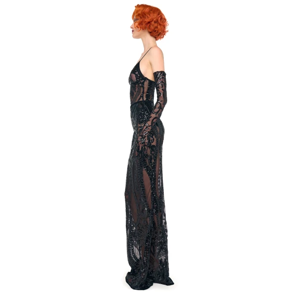 Norma Kamali Obie Long Skirt, view 2