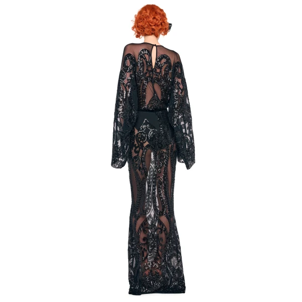 Norma Kamali Reverse Obie Bodysuit W/ Long Sleeve, view 5