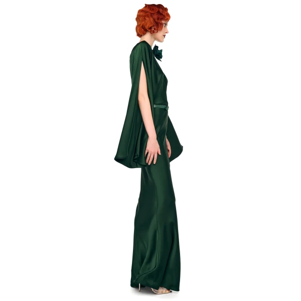 Norma Kamali Reverse Obie Gown W/ Long Sleeve, view 4