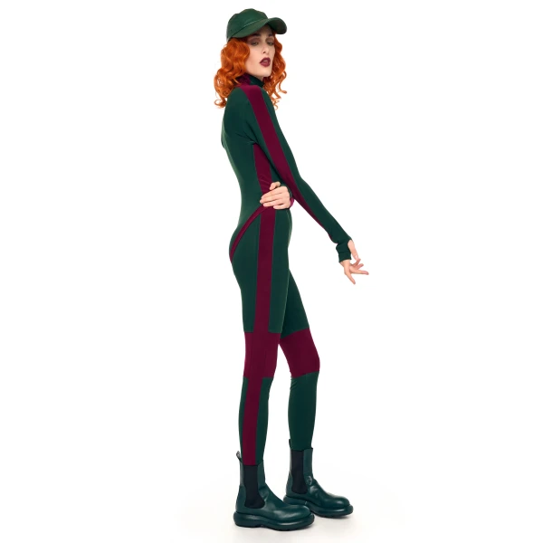 Norma Kamali Side Stripe Legging W/ Knee Patch, view 4
