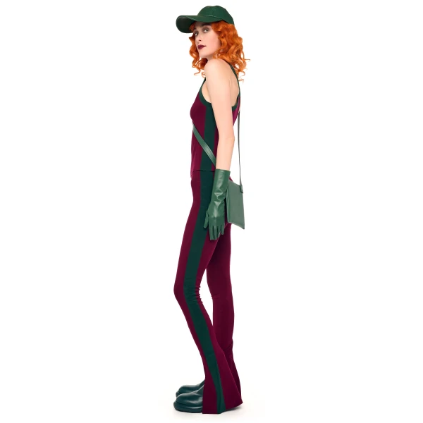 Norma Kamali Side Stripe Racer Tee Top, view 2