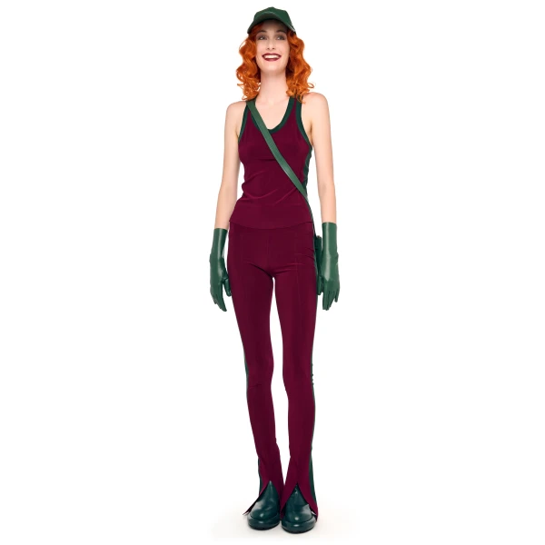 Norma Kamali Side Stripe Racer Tee Top
