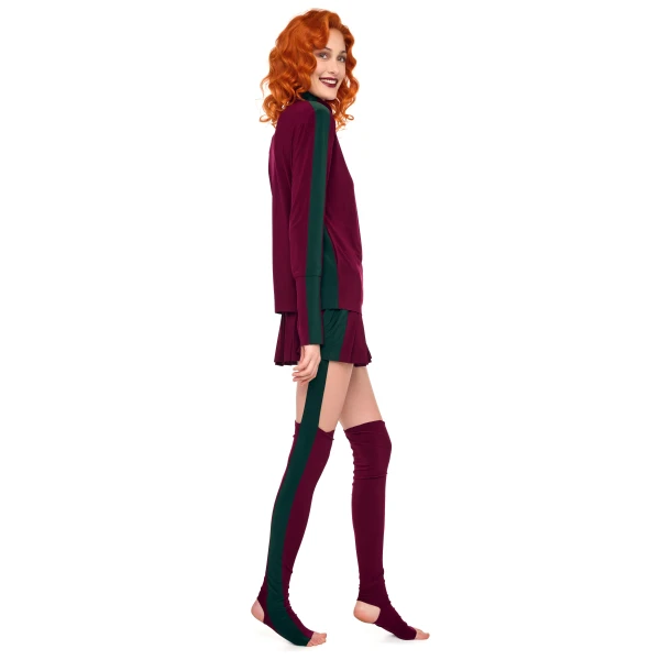 Norma Kamali Side Stripe Turtle Jacket, view 4
