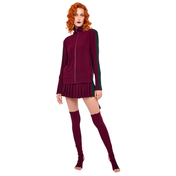 Norma Kamali Side Stripe Turtle Jacket