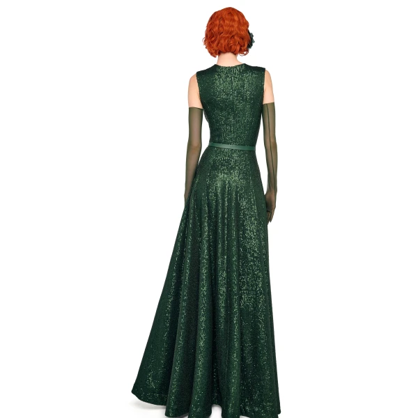 Norma Kamali Sleeveless Grace Gown, view 3