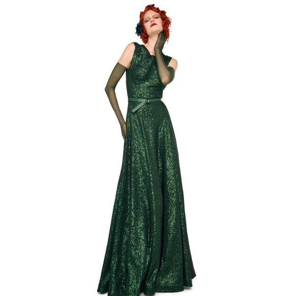 Norma Kamali Sleeveless Grace Gown, view 4
