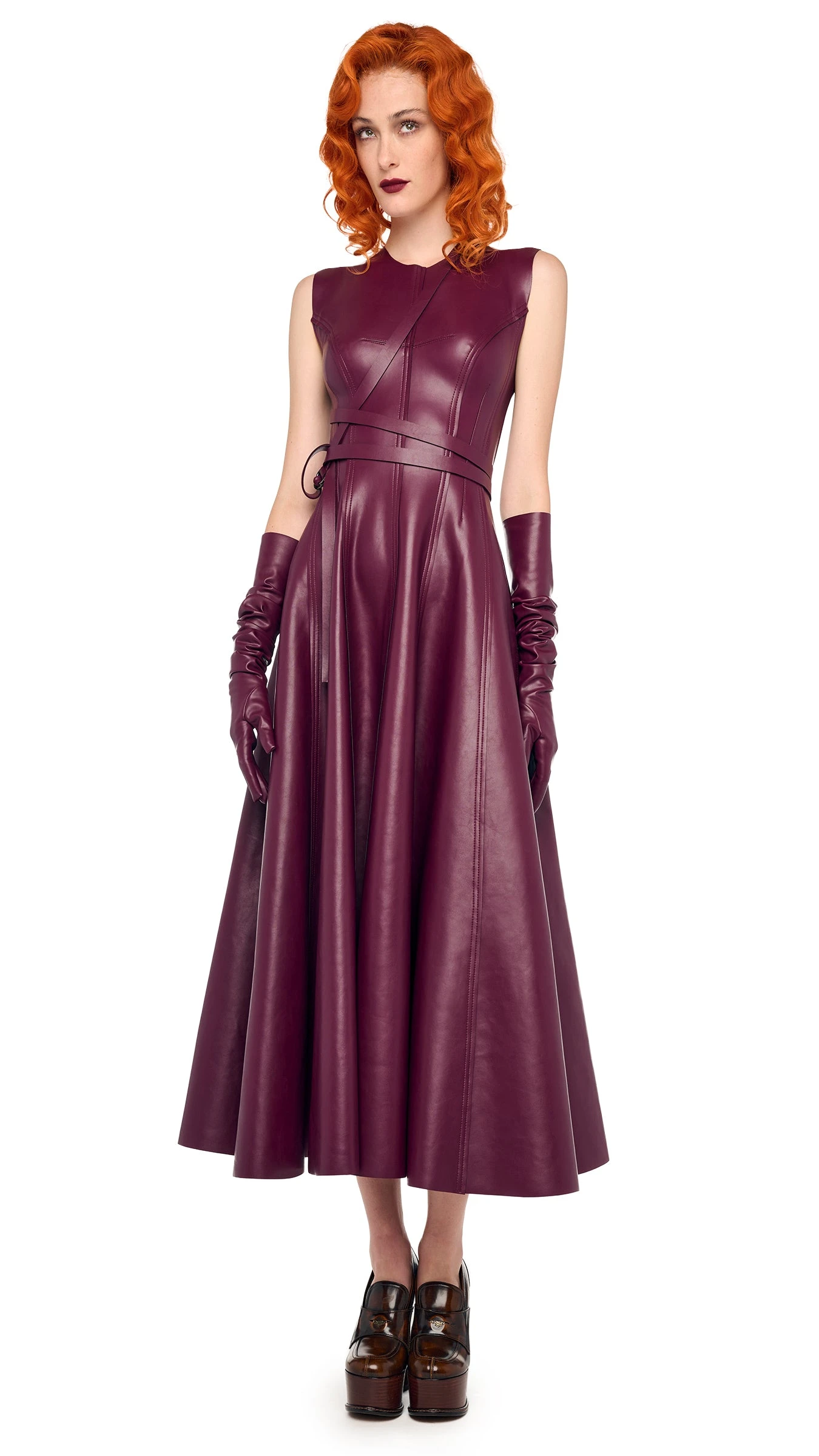 Norma Kamali Sleeveless Long Grace Dress | Ready to Wear Collection Coveti Elevate your elegance in this Norma Kamali from the resort wear edit