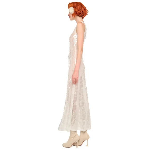Norma Kamali Sleeveless Long Swing Dress, view 2