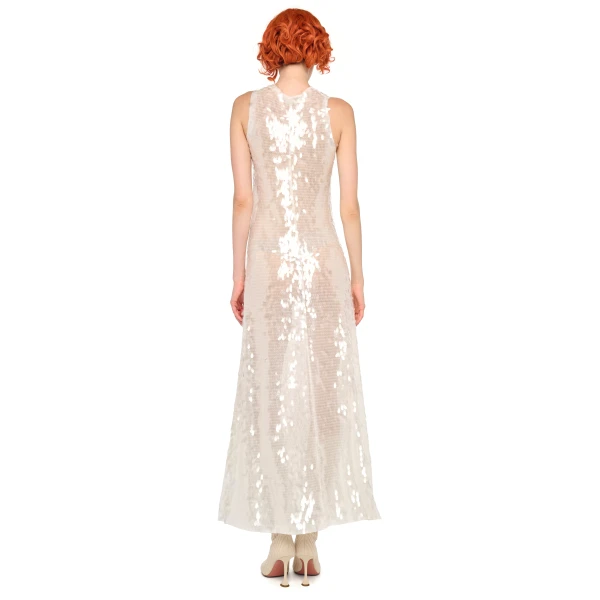 Norma Kamali Sleeveless Long Swing Dress, view 3