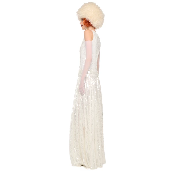 Norma Kamali Sleeveless Top / Long Flared Gown, view 2
