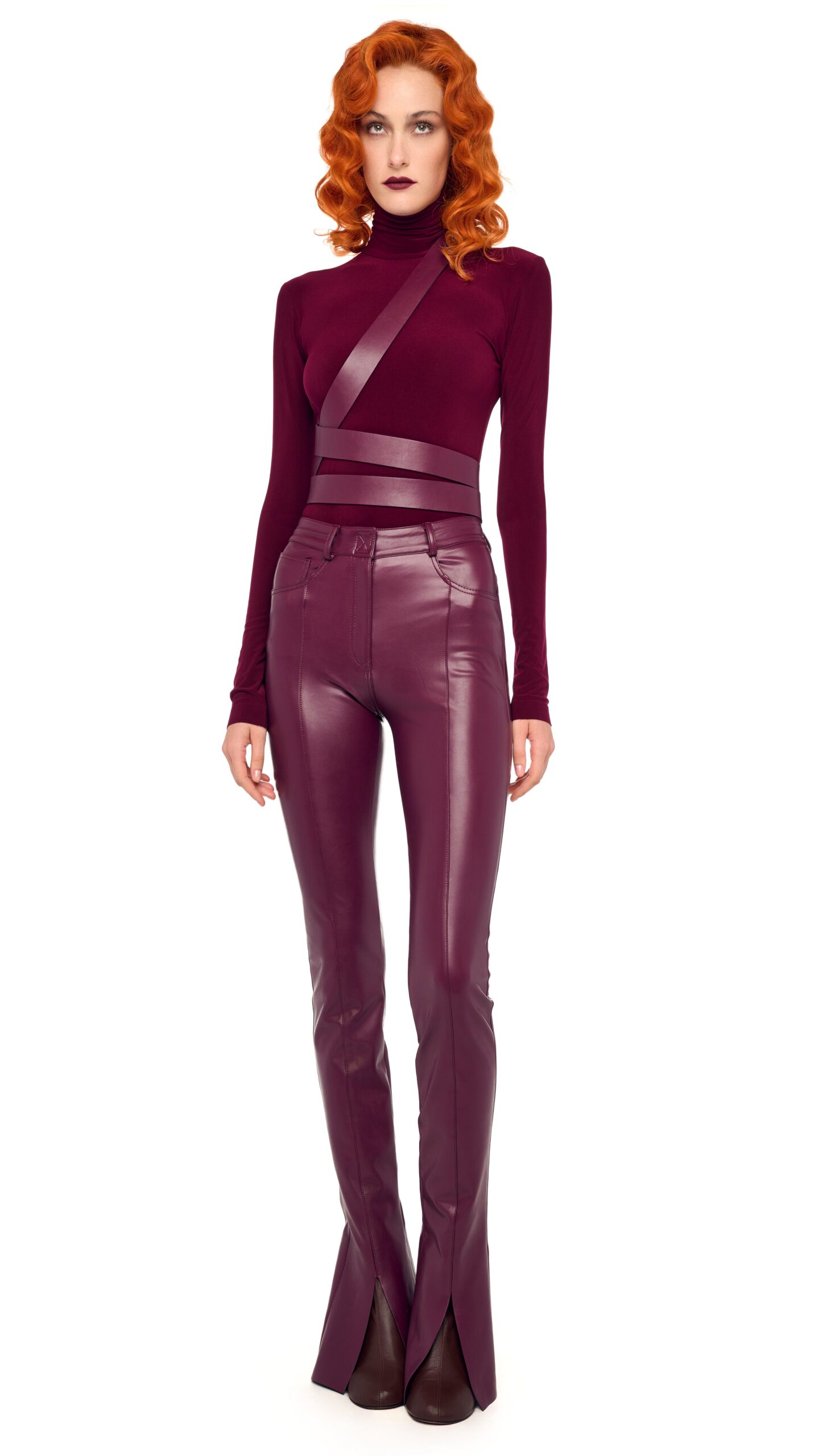 Norma Kamali Spat Jeans | Ready to Wear Collection Coveti Elevate your elegance in this Norma Kamali from the resort wear edit