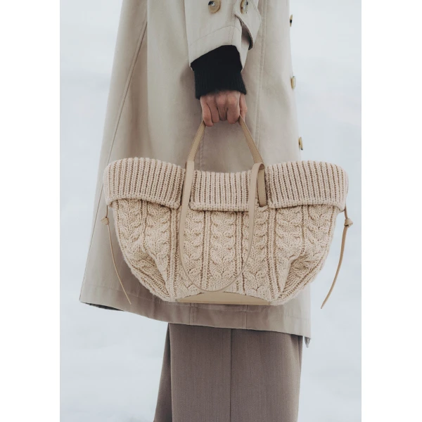 Polene Edition Merino Ecru  Bag, view 4