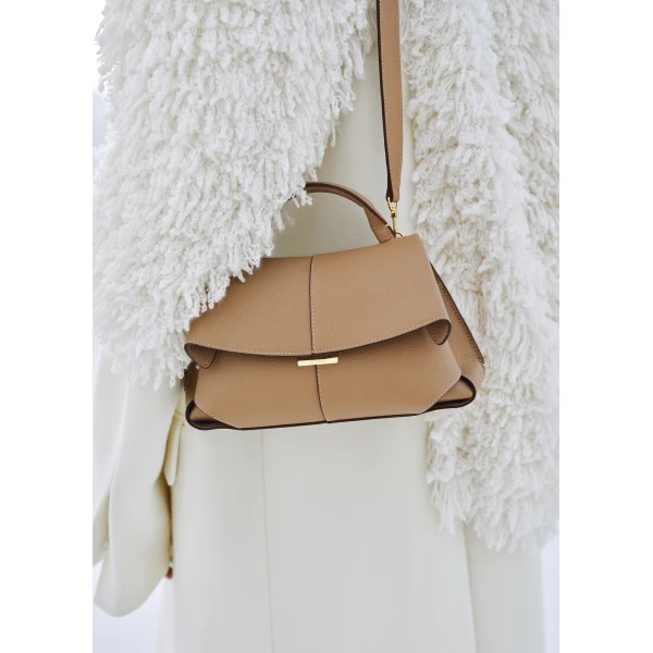 Polene Edition Textured Ocher  Bag, view 2