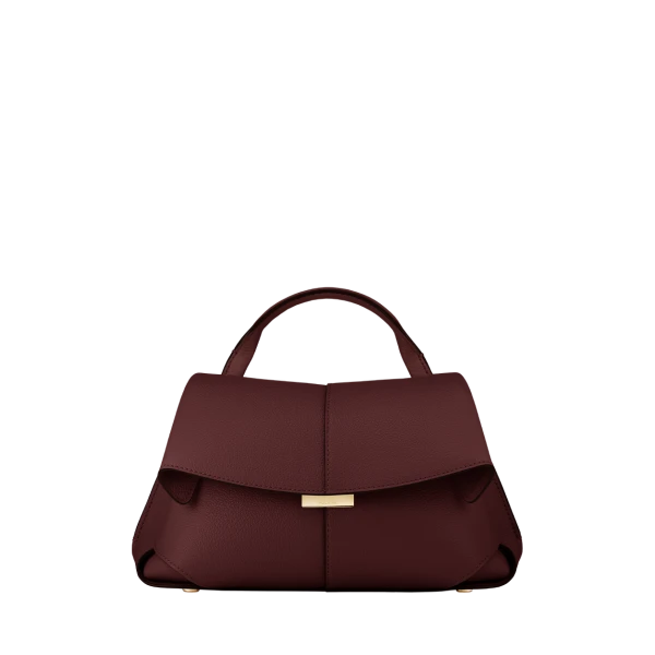 Polene Edition Textured Black Cherry  Bag