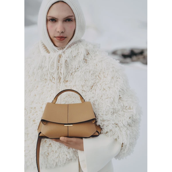 Polene Edition Textured Ocher  Bag, view 4