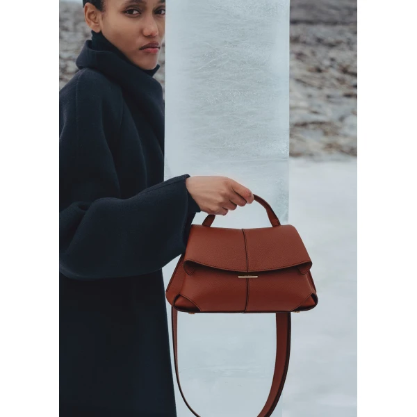 Polene Edition Textured Red Clay  Bag, view 4