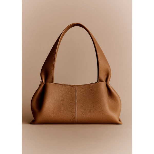 Polene Edition Textured Camel  Bag, view 2