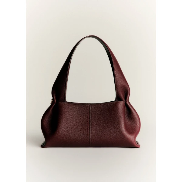 Polene Edition Textured Black Cherry  Bag, view 2
